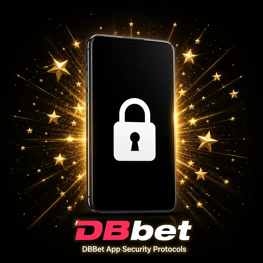DBBet app security protocols showing 256-bit SSL encryption, OTP verification, and tokenized payment data protection.