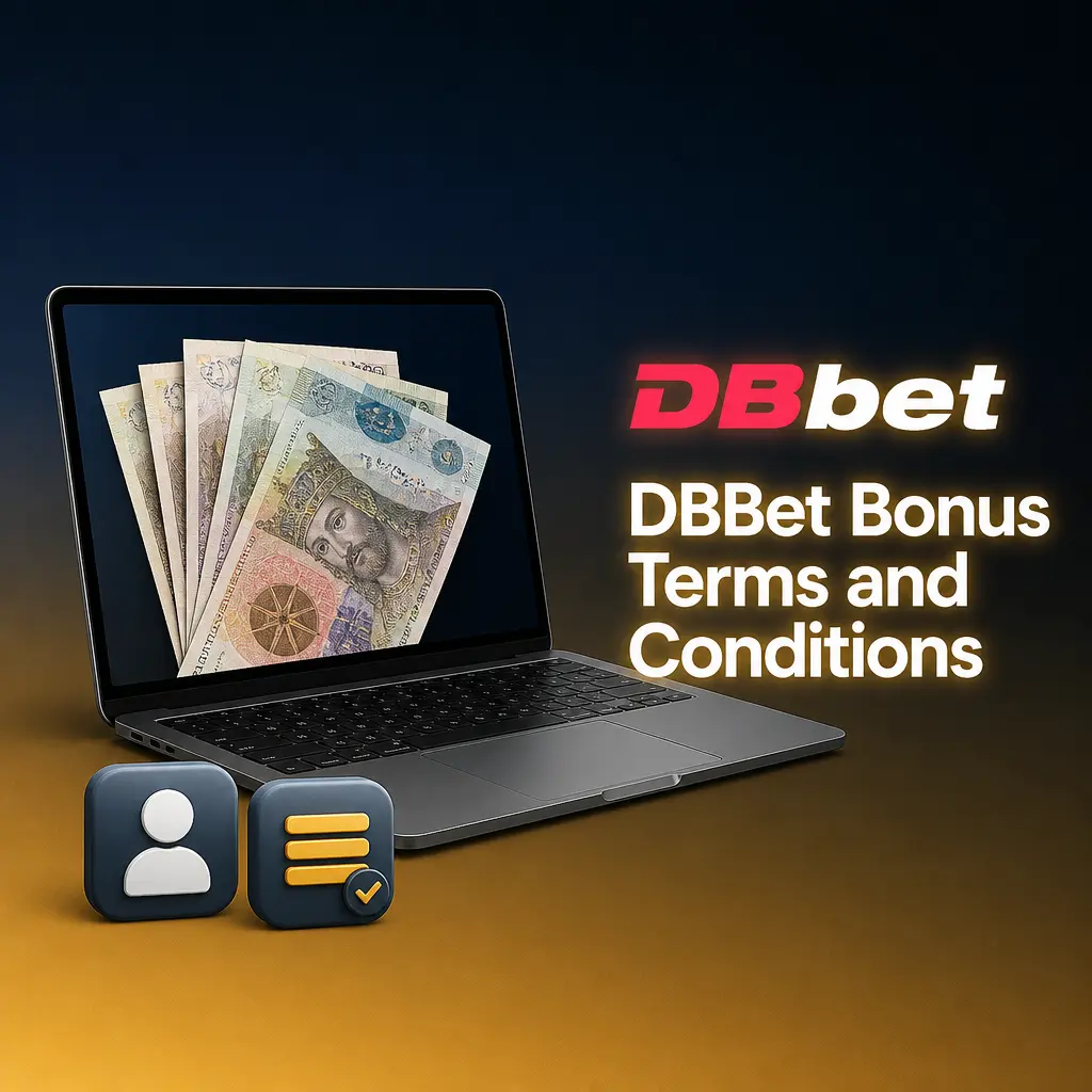 DBBet bonus terms and conditions including wagering requirements, deposit minimums, and cashback rules for casino and sports offers