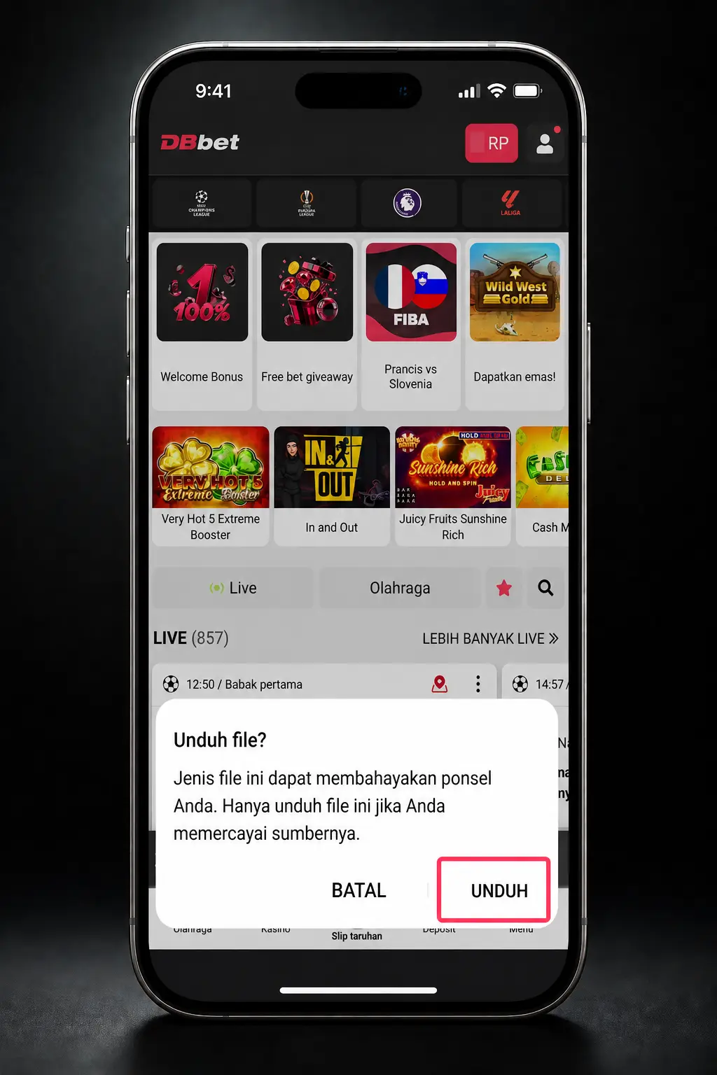 Step-by-step guide to download and install DBBet APK on Android in 4 easy steps for mobile betting